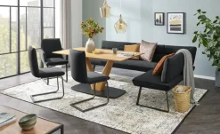 KOINOR Eckbank Dining System 3 | Schwarz, ca, 237 x 162 cm