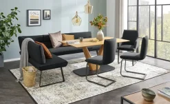 KOINOR Eckbank Dining System 3 | Schwarz, ca, 162 x 237 cm