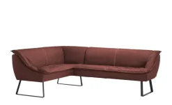 KOINOR Eckbank  Leder Alino | Rot, ca, 192x263 cm