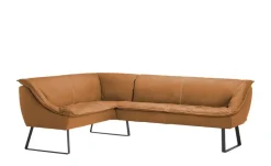 KOINOR Eckbank  Leder Alino | Orange, ca, 192x243 cm