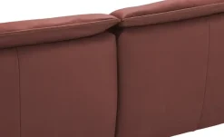 KOINOR Eckbank  Leder Alino | Rot, ca, 283x192 cm
