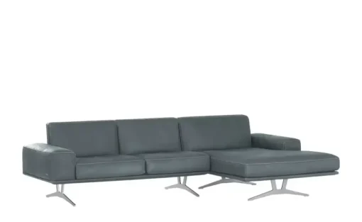 KOINOR Ecksofa Hiero | Rauchblau, rechts | Höffner