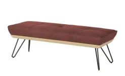 KOINOR Hockerbank  Leder Dining System 4 | Rot, 130 cm
