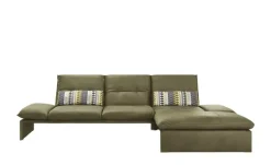 KOINOR Leder-Ecksofa Humfrey | rechts, Dunkelgrün