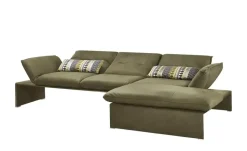 KOINOR Leder-Ecksofa Humfrey | rechts, Dunkelgrün