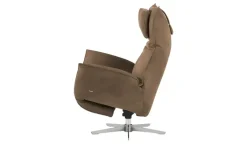 KOINOR Ledersessel mit elektrischer Relaxfunktion Safira | Braun