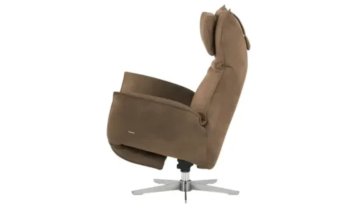 KOINOR Ledersessel mit elektrischer Relaxfunktion Safira | Braun