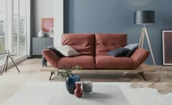 KOINOR Ledersofa Marilyn | Rot | Möbel Höffner