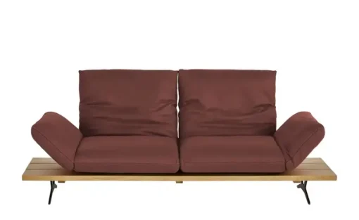 KOINOR Ledersofa Marilyn | Rot | Möbel Höffner