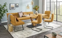 KOINOR Polsterschwingstuhl Dining System 3 | Senfgelb, Armlehne