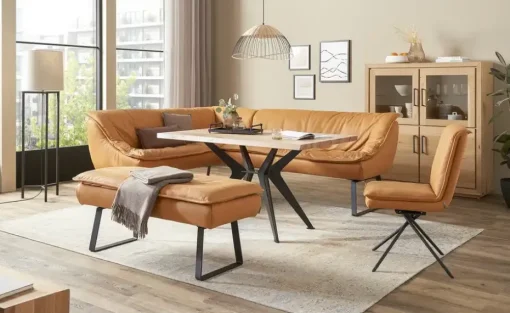 KOINOR Polsterstuhl Alino | Orange | Möbel Höffner