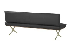KOINOR Sitzbank  Leder Dining System 1 | Schwarz, 154 cm