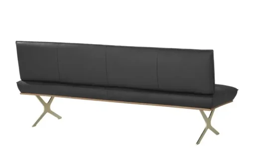 KOINOR Sitzbank  Leder Dining System 1 | Schwarz, 154 cm