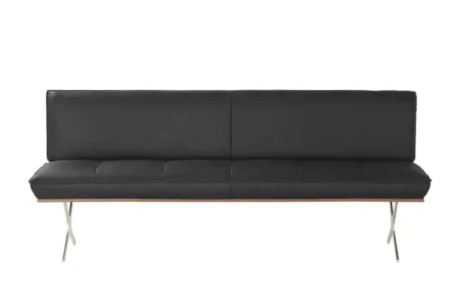 KOINOR Sitzbank  Leder Dining System 1 | Schwarz, 154 cm