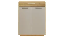 Kombikommode Longo | Eiche bianco, Taupe | Höffner