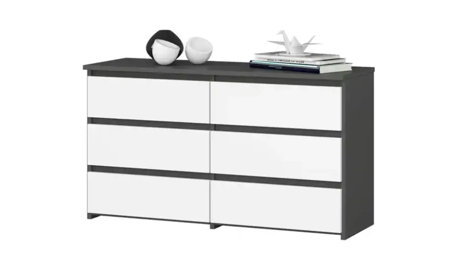 Kommode Carla | Graphit, Weiß | Möbel Höffner