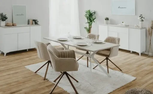 Kommode Dimarro | Weiß, Sand | Möbel Höffner