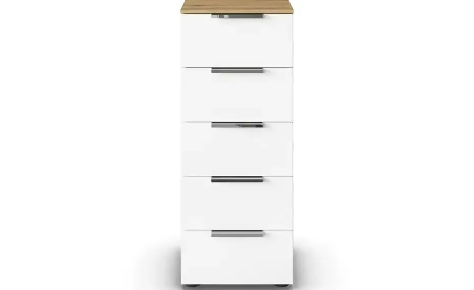Kommode Flipp | Weiß, Eiche Artisan (Nachbildung), Weiß, Eiche Artisan (Nachbildung)