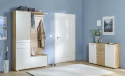 Kommode Jelsi | Weiß, Eiche Artisan (Nachbildung)