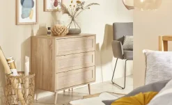 Kommode mit 3 Schubkästen Rafia | Möbel Höffner