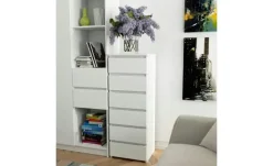 Kommode mit 6 Schubladen Carlo | Weiß | Möbel Höffner