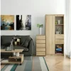 Kommode mit 5 Schubladen Carlo | Eiche Sonoma (Nachbildung)