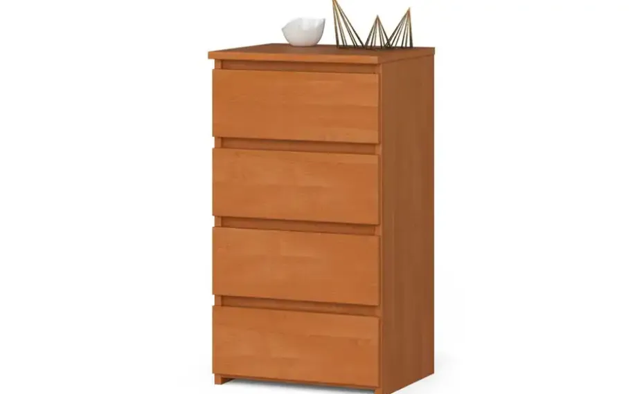 Kommode mit 4 Schubladen Carlo | Erle (Nachbildung)