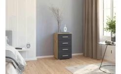 Kommode Moffat | Schwarz | Möbel Höffner