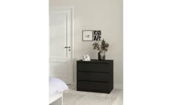 Kommode Nardo | Schwarz, matt, 3 Stück | Möbel Höffner