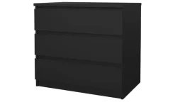 Kommode Nardo | Schwarz, matt, 3 Stück | Möbel Höffner