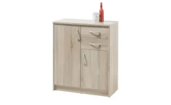 Kommode Oppeano | Eiche Sonoma (Nachbildung), Ausführung II (2 Türen/2 Schubkästen)