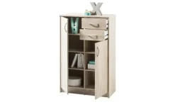 Kommode Oppeano | Eiche Sonoma (Nachbildung), Ausführung II (2 Türen/2 Schubkästen)