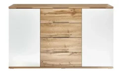 Kommode Rugby | Wildeiche (Nachbildung), Weiß | Höffner
