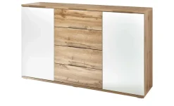 Kommode Rugby | Wildeiche (Nachbildung), Weiß | Höffner