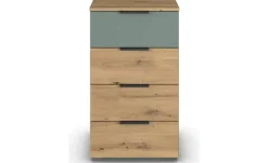 Kommode Selah | Eiche Artisan (Nachbildung), Salbeigrün