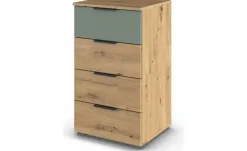 Kommode Selah | Eiche Artisan (Nachbildung), Salbeigrün