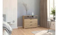Kommode Skyla | Eiche Artisan (Nachbildung), Eiche Artisan (Nachbildung)