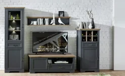 Kommode Varese | Graphit, Asteiche (Nachbildung)