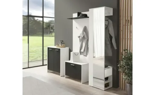 Kompaktgarderobe Ben | Weiß | Möbel Höffner