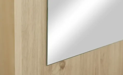 Kompaktgarderobe Trevisago | Eiche (Nachbildung), Grau, Schwarz