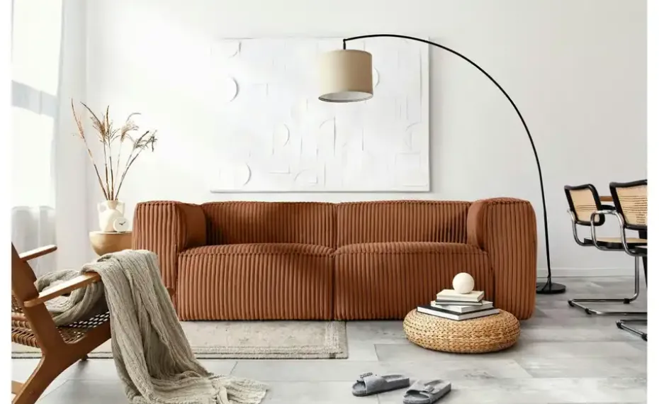 KONSIMO Einzelsofa Ferox | Dunkelorange | Möbel Höffner