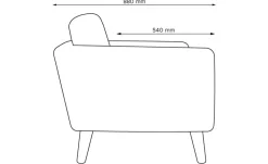 KONSIMO Einzelsofa Tagio | Haselnussbraun, 2 | Höffner