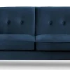 KONSIMO Einzelsofa Terso | Marineblau, Velours