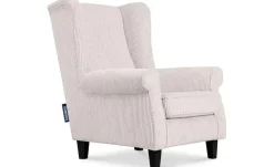 KONSIMO Ohrensessel Miles | Cordstoff, Creme | Höffner