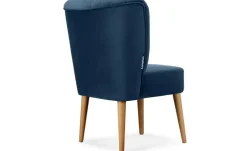 KONSIMO Sessel Duco | Marineblau, Eiche | Möbel Höffner