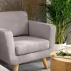KONSIMO Sessel Tagio | Hellgrau, Boucléstoff | Höffner