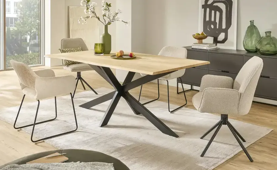 Kufenstuhl Till | Beige | Möbel Höffner