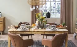 Kunstleder-Armlehnstuhl Thore | Braun | Möbel Höffner