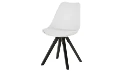 Kunstleder-Schalenstuhl Charles | Weiß | Möbel Höffner