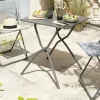 Lafuma Klapptisch Balcony | Grau | Möbel Höffner